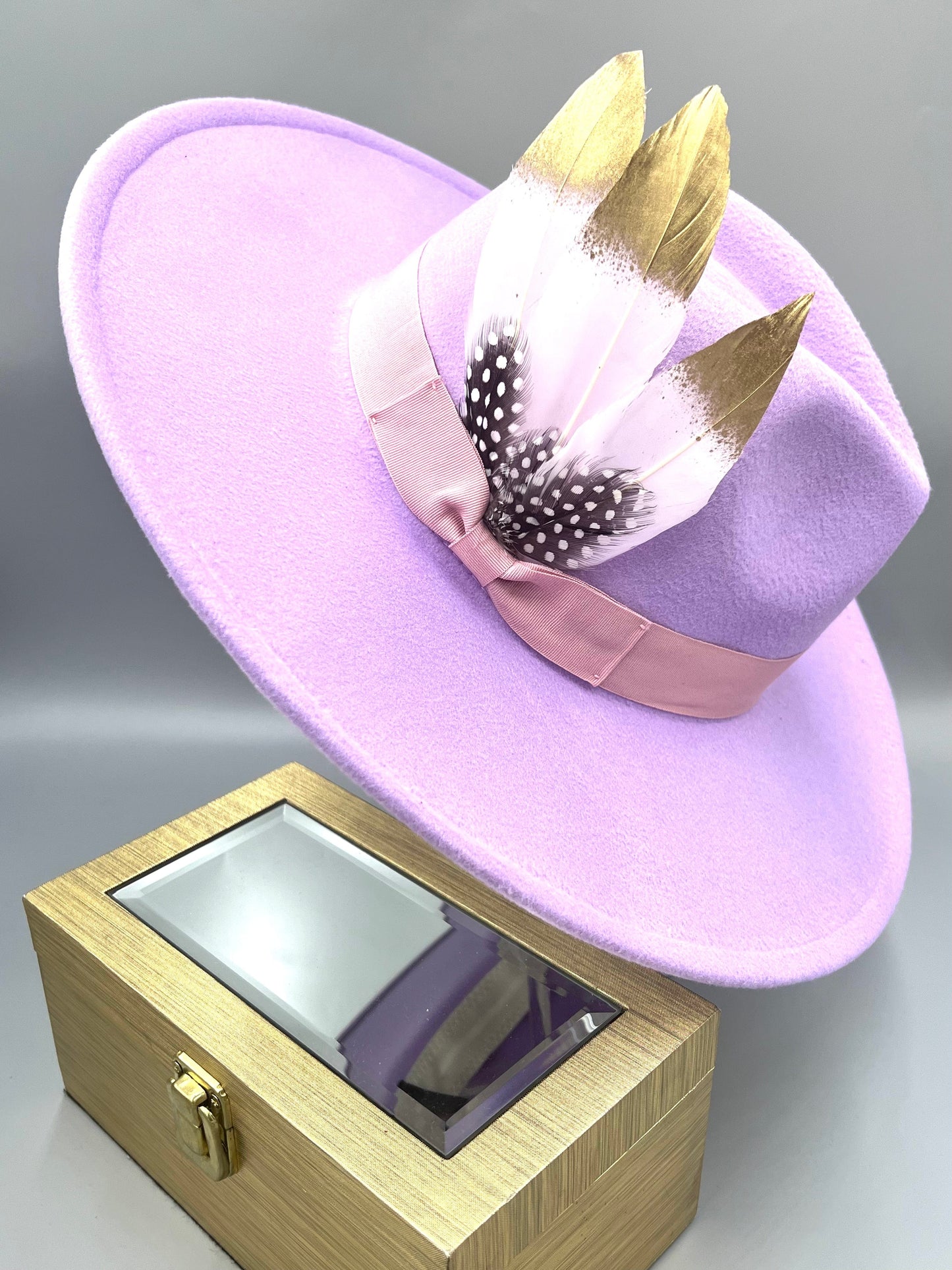 Luxe Fedora Cotton Purple